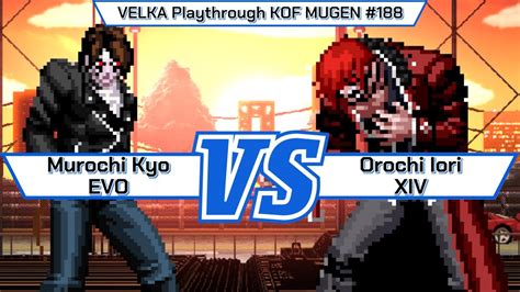 [kof Mugen] Murochi Kyo Evo Vs Orochi Iori Xiv Playthrough 188 1080p 60fps Youtube