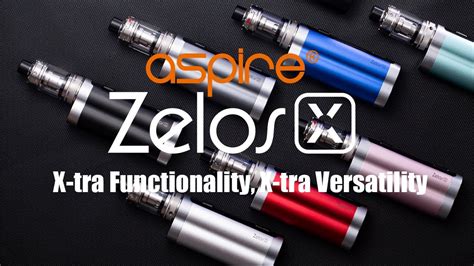 Aspire Zelos X Kit External 18650 Battery Nautilus 3²² tank Unboxing