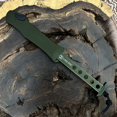 Heretic Knives Hydra Otf Auto T E Od Green Handle Two Tone Dlc Full