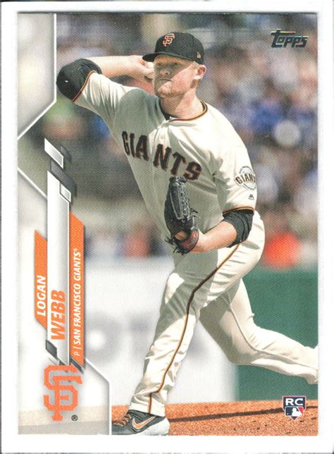 Topps Logan Webb Logan Webb Rc For Sale Online Ebay