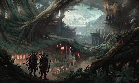 Dark And Fantasy - Dark Fantasy Painting ArtStation Dark Fantasy Fae Character (Book
