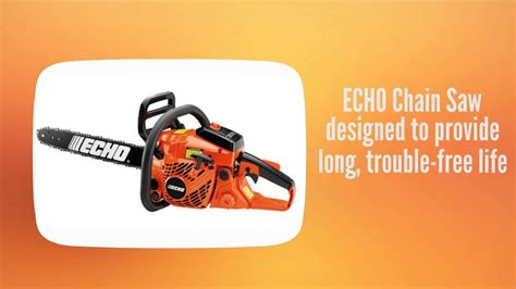 Echo CS400 Gas Powered Chain Saw YouTube