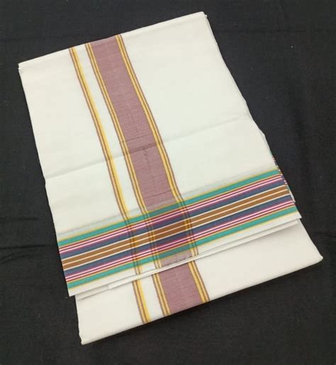 Men Cotton Border Dhoti At Rs 350 Piece Vrindavan ID 2852002980562