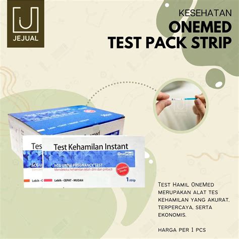 Jual Test Pack Onemed Tes Hamil Kehamilan Alat Cek Pribadi Tespack