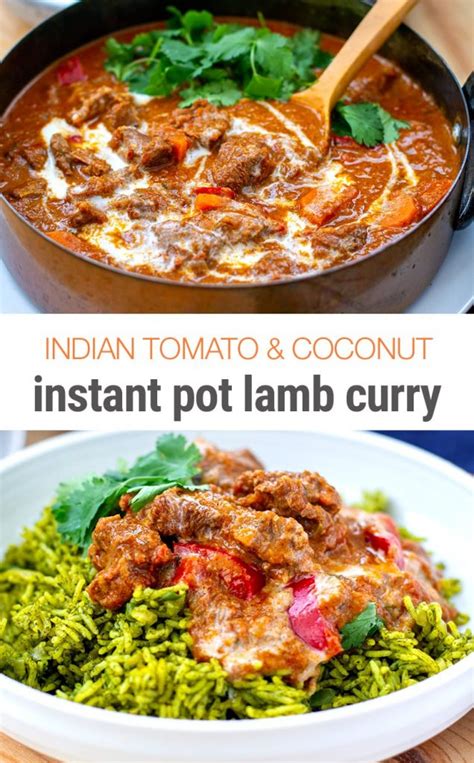 Instant Pot Lamb Curry With Tomato Coconut