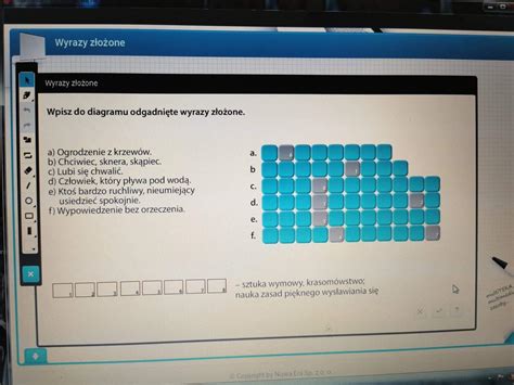 Wpisz do diagramu odgadnięte wyrazy złożone Brainly pl