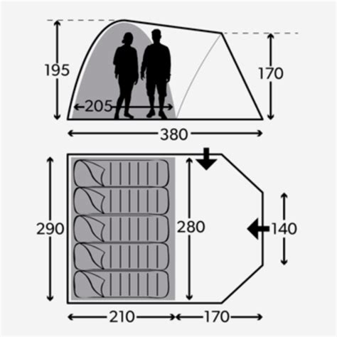 Kampa Brighton Tent American Base