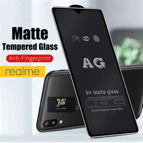 Jual Tg Anti Gores Glare Tempered Glass Matte REALME 5 REALME 5 PRO 5I