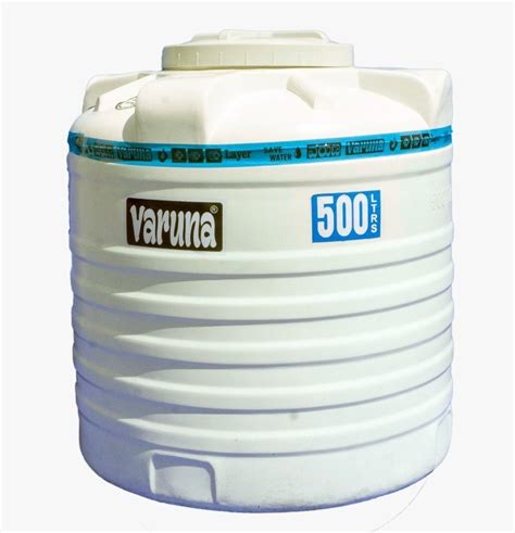 Varuna 500L White Triple Layered LLDPE Water Tank At Rs 5 8 Litre In