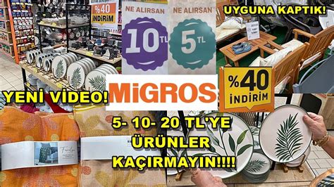 MİGROS TA NE ALIRSAN 5 10 15 TL YEPYENİ TABAKLAR GELDİ ŞOK OLACAKSINIZ