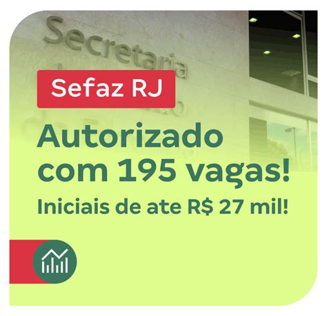 Concurso Sefaz Rj Autorizado Vagas