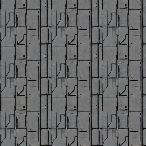 Seamless Sci Fi Panel Surfaces Verticals Texture Cgtrader