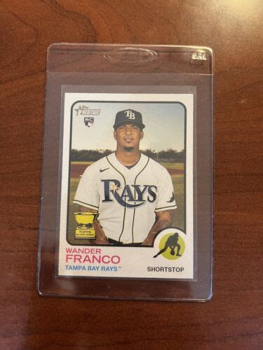 Topps Heritage Wander Franco Rc Ebay