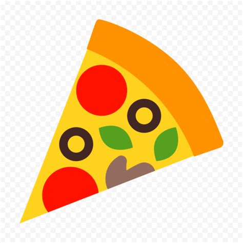 Flat Pizza Slice Icon Hd Transparent Background Citypng