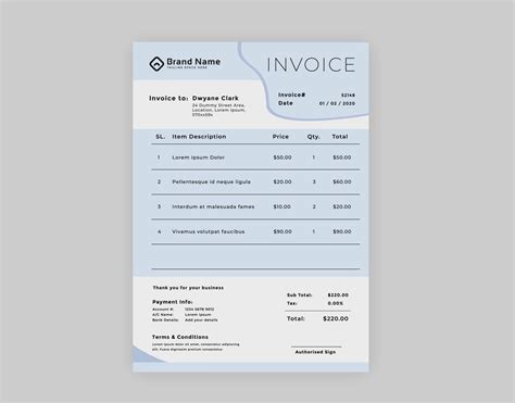 Invoice Design by Marufa Mily on Dribbble