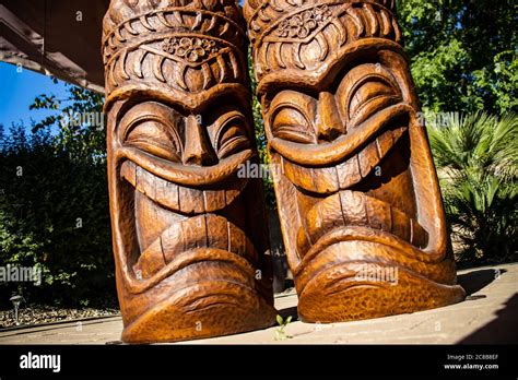 Smiling Tiki Statue