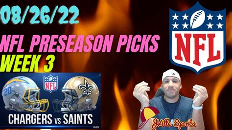 Ultra Game Sponsored Nfl Sports Betting Picks Preseason Week 3 8 26 22 Youtube