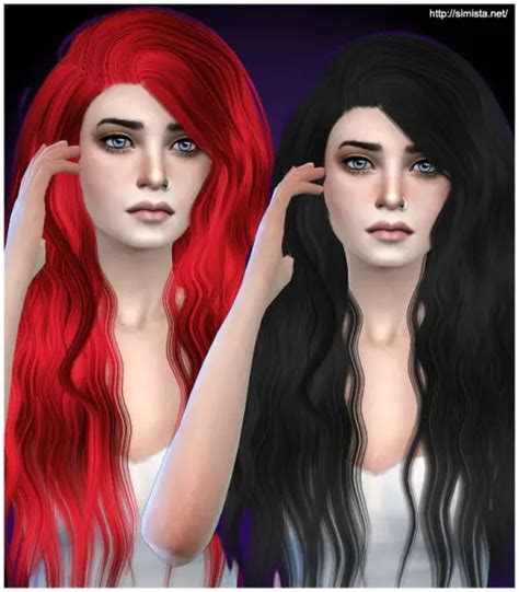 Simista Stealthic Sleepwalking Hairstyle Retextured Sims 4 Hairs