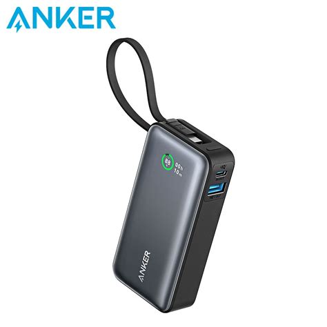 ANKER 533 Nano 10000mAh 30W 行動電源 自帶USB C線 A1259 公司貨 PChome 24h購物