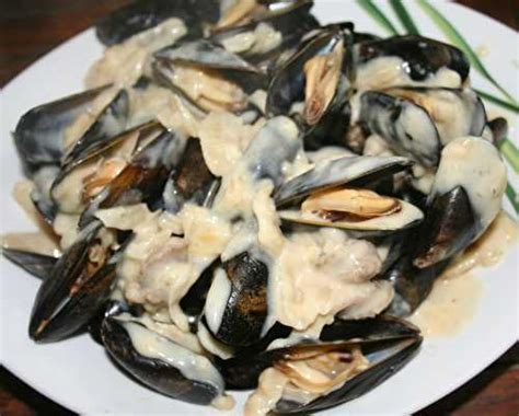 Moules à la bière et aux champignons de La cuisine de Messidor et ses