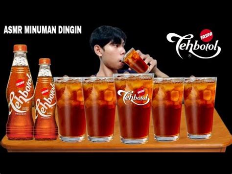 Mukbang Minuman Segar Dinginasmr Minuman Segar Dingin Teh Botol Sosro