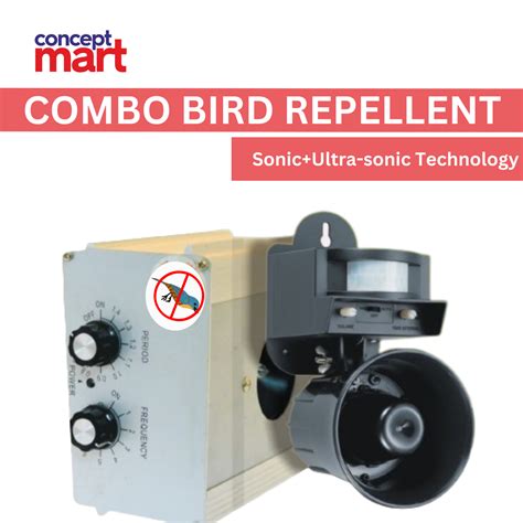 Bird Repellent Combo Conceptmart Sonic Ultrasonic For Factory