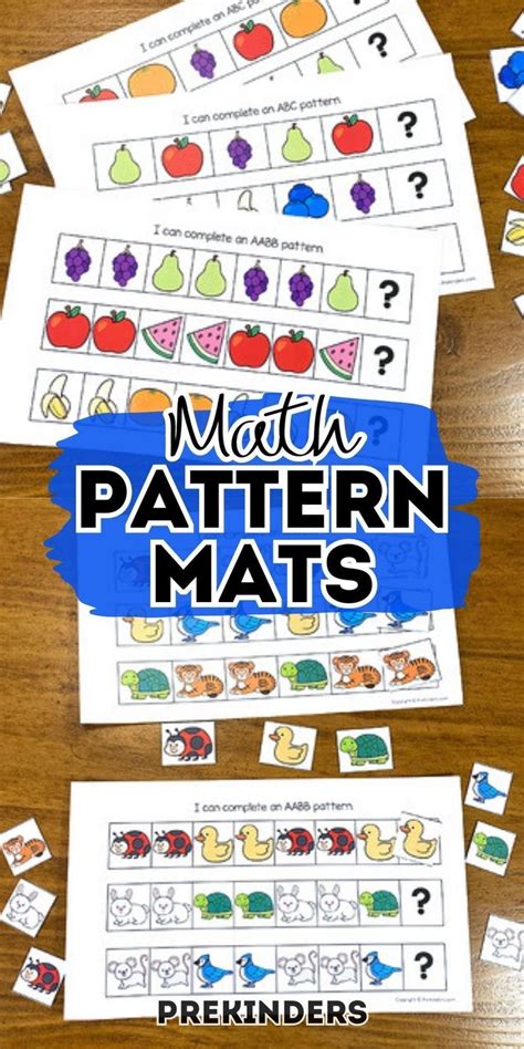 Pattern Mats Finish The Pattern Continuing A Pattern Math