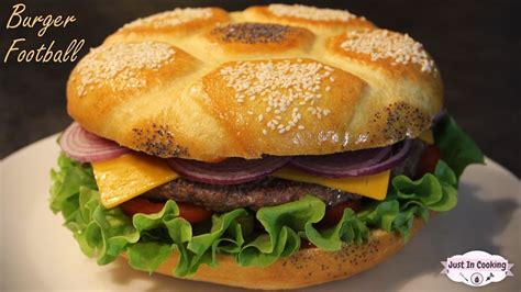 Recette De Burger Football Géant à Partager Pour La Coupe Du Monde