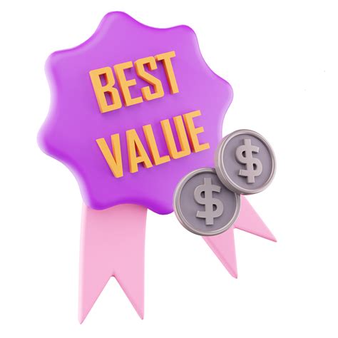 Best Value Badge 3d Icon 21613374 Png