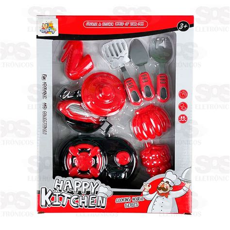 Conjunto Comidinhas Happy Kitchen Pe As Toy King Tk Ab