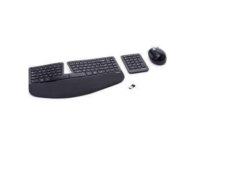 Microsoft Sculpt Ergonomic Wireless Usb Keyboard And Mouse Combo Black English French L5v 00003