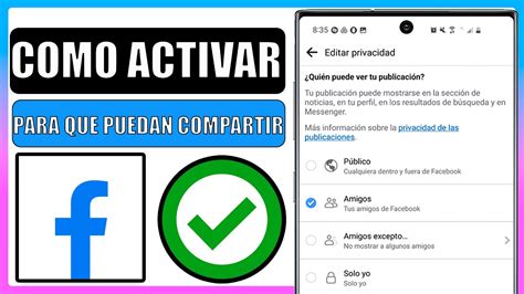 Como Activar En Facebook Para Que Puedan Compartir Mis Publicaciones