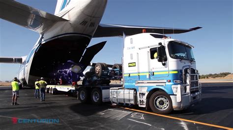 Centurion Heavy Haulage Unloading An Antanov Youtube