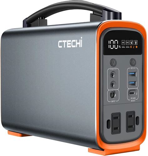 CTECHi Portable Power Station 240Wh Emergency Power Supply 240W