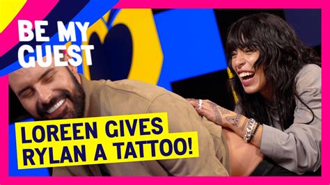 Loreen Gives Rylan A Tattoo Be My Guest Sweden Eurovision