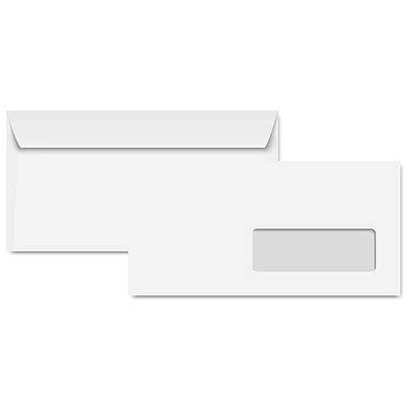 CLAIRALFA Boite De 500 Enveloppes C6 114 X 162 Mm Blanc Enveloppe