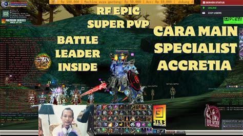 LIVE RF EPIC Tutorial Gampang Spec Battle Leader Acc RFEPIC