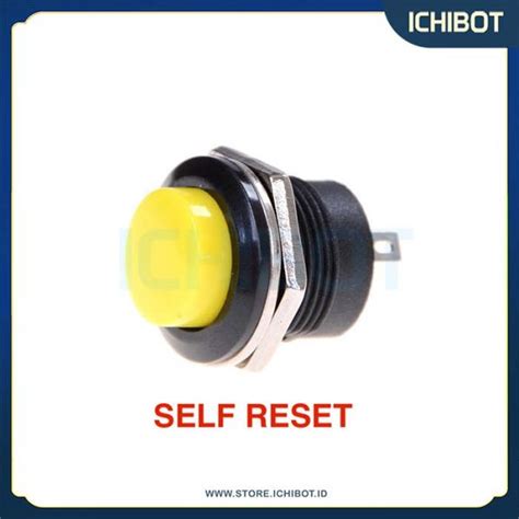 Push Button Self Reset Mm Ds Merah Ichibot Store