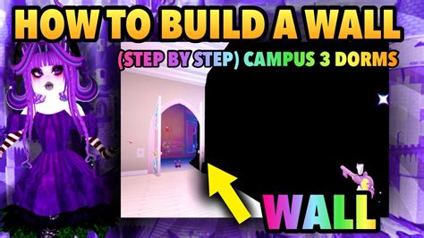 How To Build Walls In The New Royale High School Dorms Campus