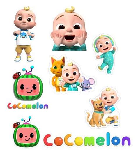 Cocomelon Birthday Stickers