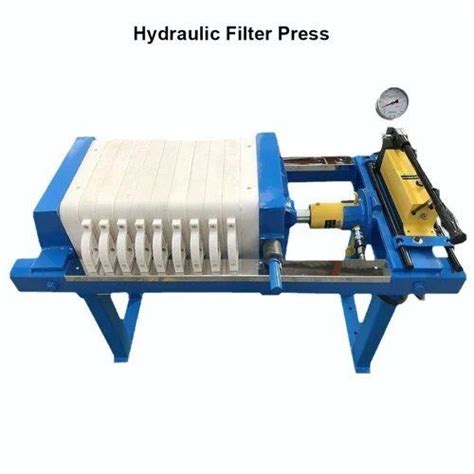 Blue Hydraulic Filter Press At Best Price In Ahmedabad Om Sai Filter