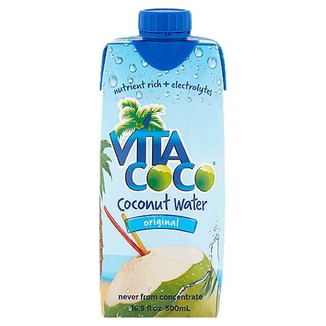 Vita Coco Original Coconut Water 16 9 Fl Oz Shoprite