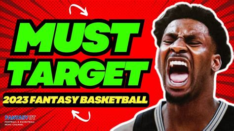 2023 24 Fantasy Basketball Trade Targets 9 Cat Nba Youtube