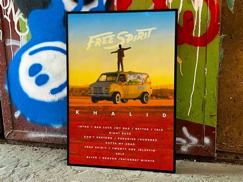 Khalid "Free Spirit" Album Cover Poster sold by Melli Modification ...