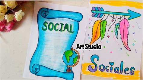 Social Studies Border Designsocial Science Projectfront Page Design