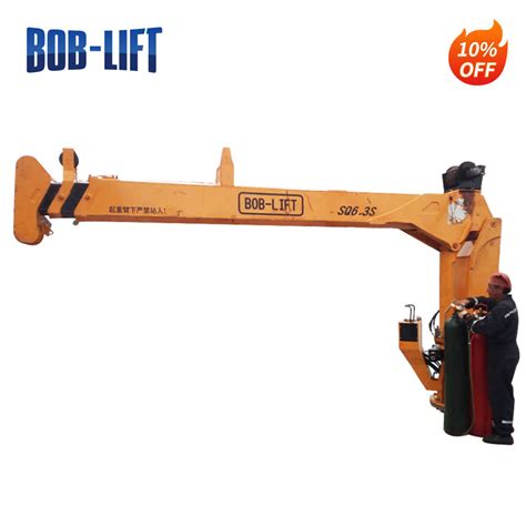 Boat Ton For Sale Bob Lift Telescopic Boom Ship Crane Marine Deck