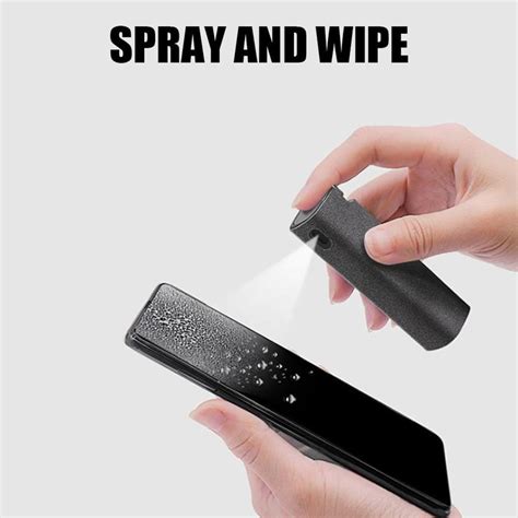 2 In 1 Portable Tablet Mobile Screen Spray Wipe Cleaner Funiyou