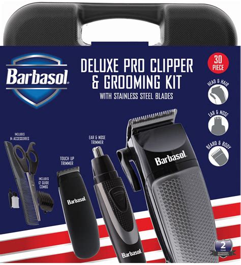 Best Buy Barbasol Deluxe Pc Pro Clipper Grooming Kit Black Cbh