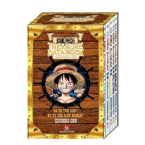 One Piece Ngoại Truyện Box Set Data Book One Piece Limited Hộp 5 Quyển Eiichiro Oda Netabooks