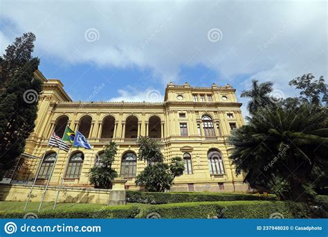 Facade Of Ipiranga Museum Sao Paulo Brazil Stock Photo Image Of